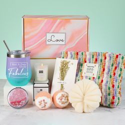 Birthday Gifts For Women, Relaxing Spa Bath Set Gift Baskets - Unique Happy Birthday Gifts Ideas For Her
