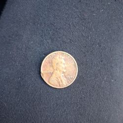 1945 S Wheat Penny Error 
