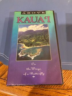 Sealed VHS Above Kauai on the wings of a butterfly