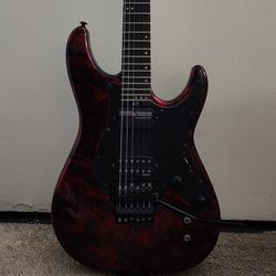 Schecter Guitar Research SVSS 6-String Electric Guitar Red Reign

