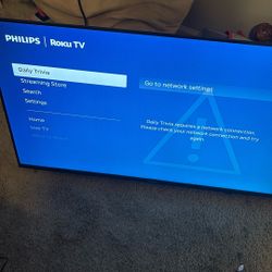 43in Philips Roku Tv