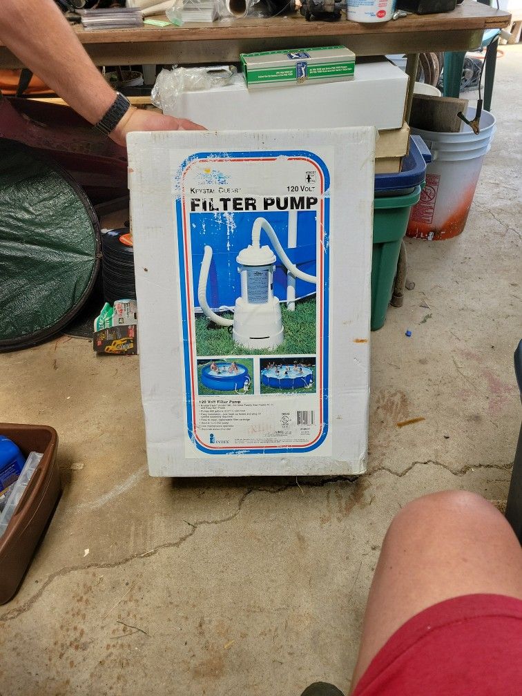 Crystal clear filter pump