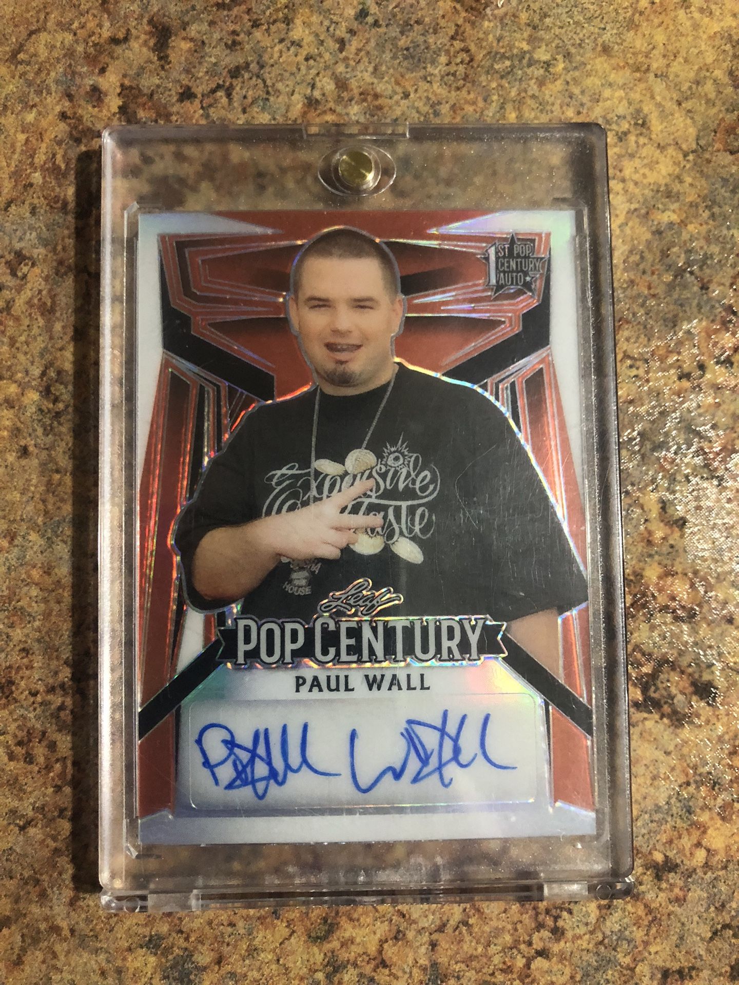 Leaf 2023 Card Paul Wall Autograph