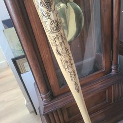 1997 Marlins World Series Heavy Hitter Commemorative Bat With Engraved Signature