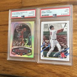 Kevin porter Jr Gem. Chronicles Rookie. Bobby Dalbec  Tops Mint Condition