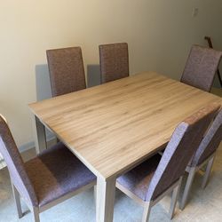 Dinning Set - Table + 6 Chairs
