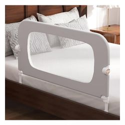 Bed Rail for Toddlers, Baby Bed Rail Guard for Kids, Toddler Bed Rails with Reinforced Anchor Fit, Height Adjustable & Foldable Bed Rail Guard for Twi