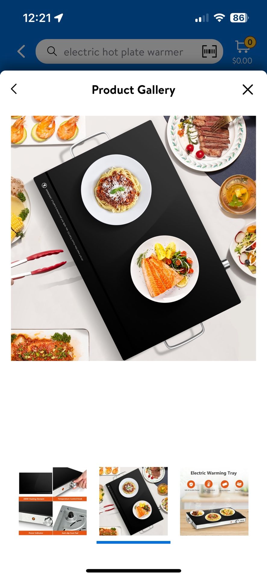 Electric Hot Warming Plate