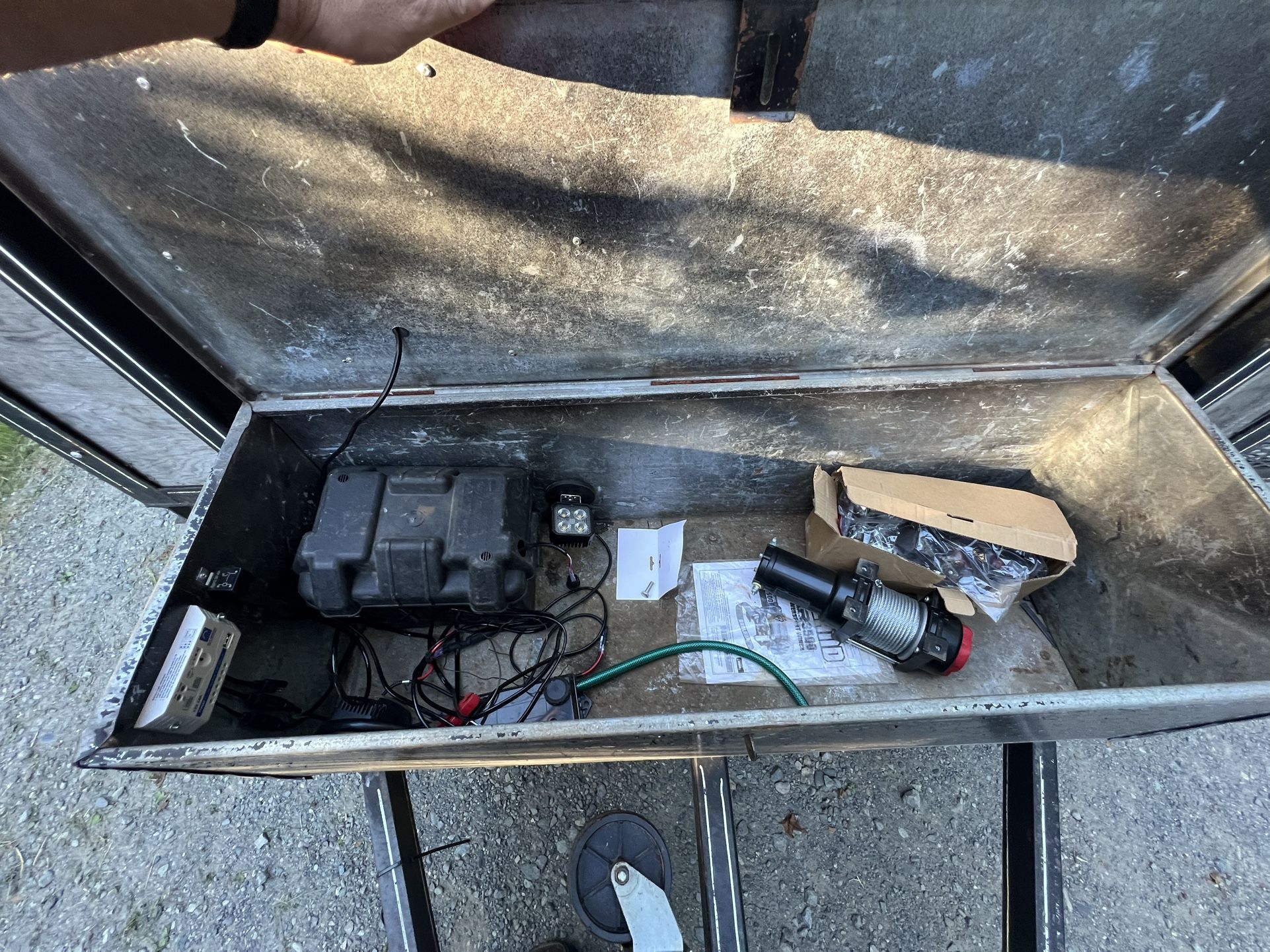 Dual axle 6’x12’ Garland Trailer with electric brakes for Sale in Fall