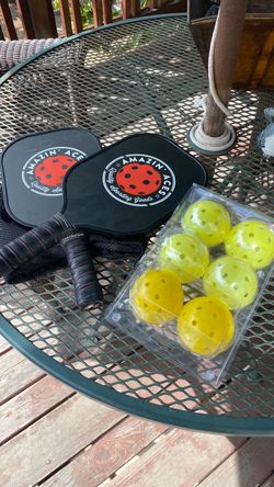 Pickle Ball Paddles & Balls