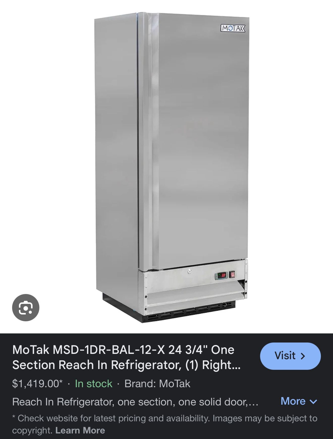 Commercial Fridge