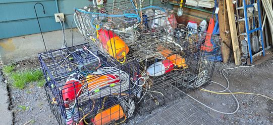 Crab pots for sale.