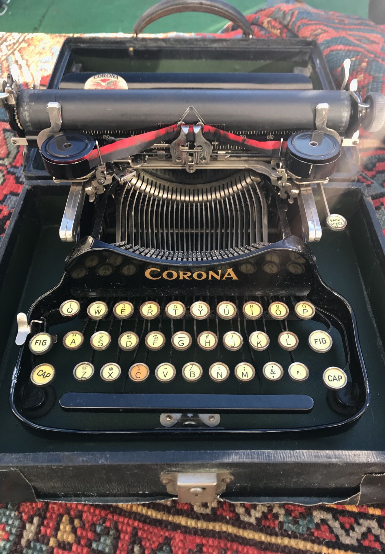 Antique Corona Typewriter