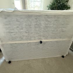 Full Size Box Spring With Wheels