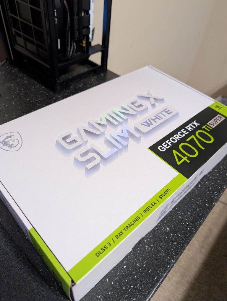 White 4070ti Super 16GB GPU