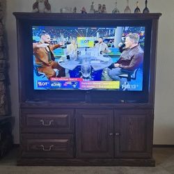 48 Inch LG TV,AND CABINET 