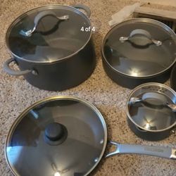 Circulon Stockpot and Pans. 