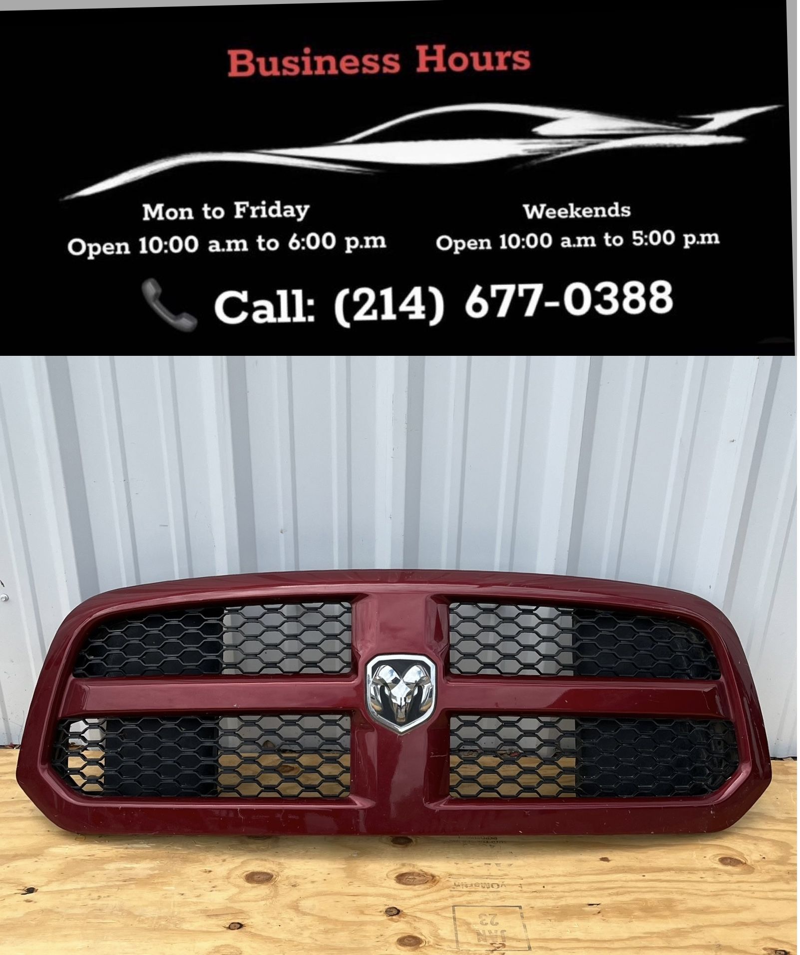 2013-2018 Dodge Ram 1500 Grill 