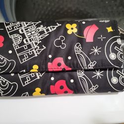 Disney Majic Kingdom Mickey Mouse Park Wallet w/strap