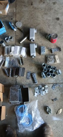 Electrical Supply Components. 1/2", 3/4" All The Way To 2". Elbows. Couplings Reducers Etc. New All Are Eaton Brand 