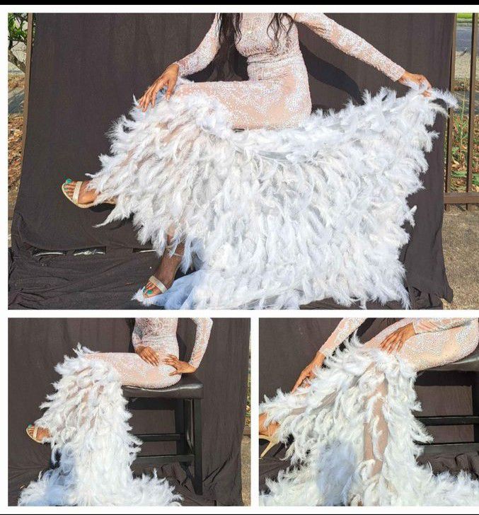 Crystal/Feather Dress