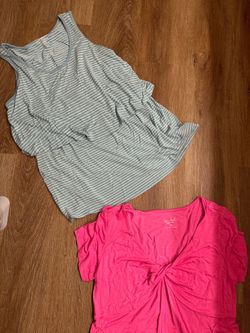 Maternity shirts large and xl