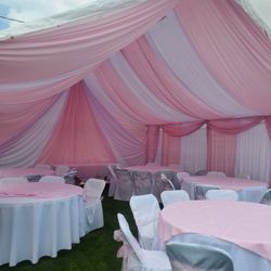 Decoracion De Carpa Con Drapping