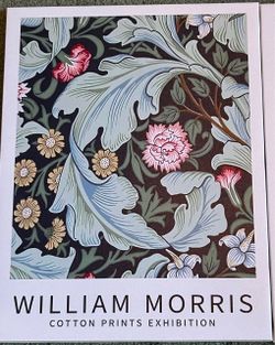 Three (3) William Morris Canvas Prints Flower Wall Art 16”x12” (NEW)