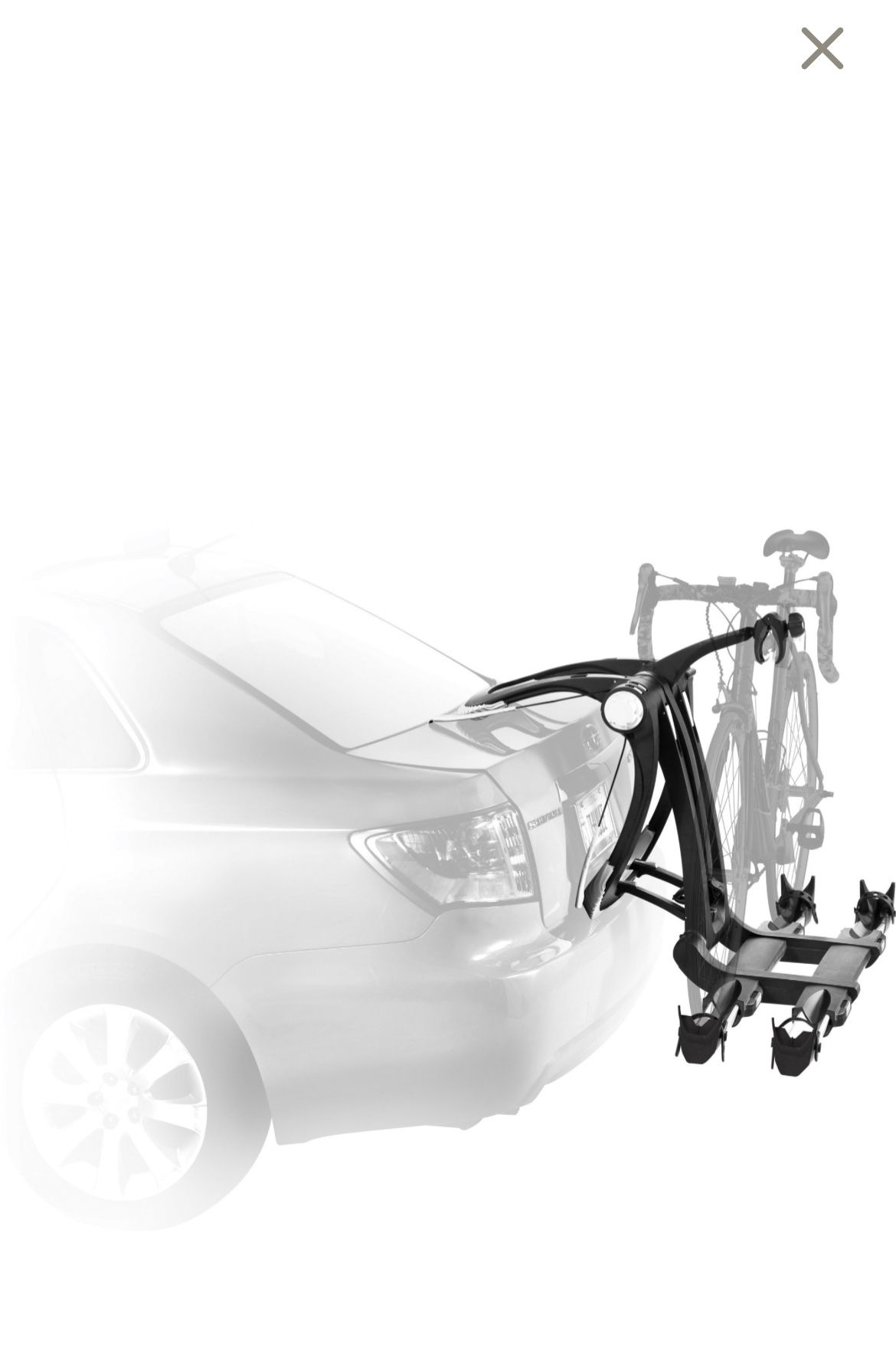 Thule raceway pro trunk bike rack sale