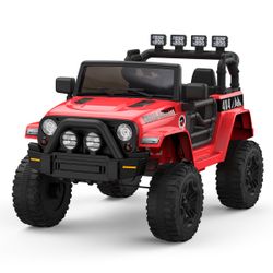 2-Seater 12V Electric Ride-On Truck for Kids – Adventure, Safety &amp; FunAuthentic Off-Road Experience: This kids’ electric ride-on car is thoughtful