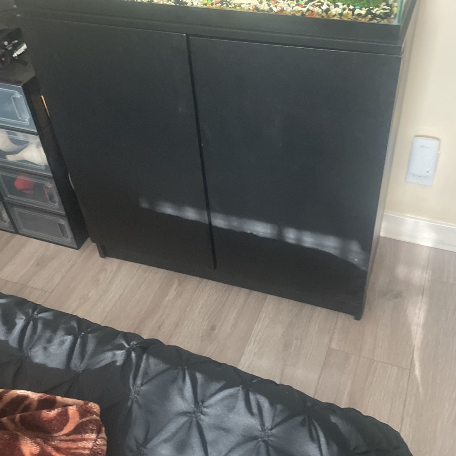 Black Aquarium Stand