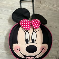 Disney Kids' Molded Rolling Luggage Suitcase - Mickey Mouse Disney Collections