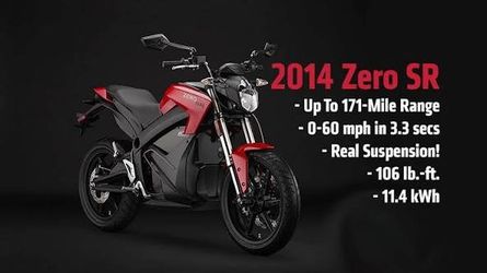 2014 Zero SR Motorcyle Electric 