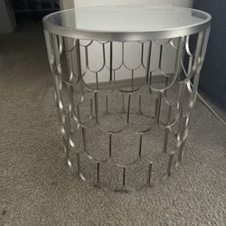 Mirror End Table 