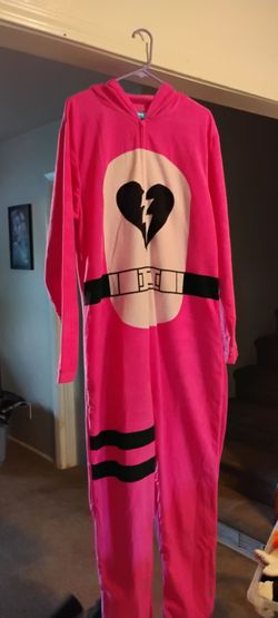 Fortnite Pink Hooded One-Piece Pajama Onesie