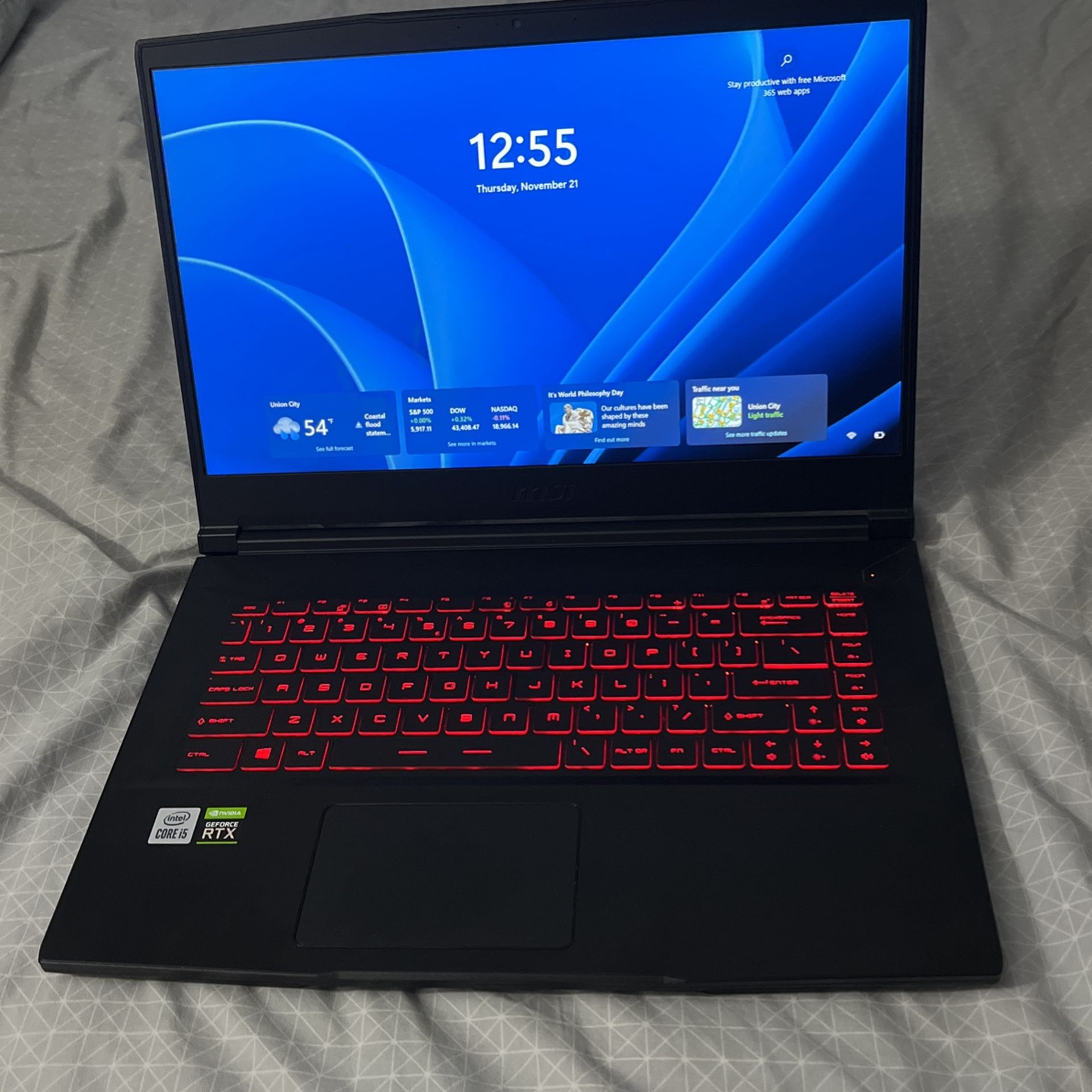 MSI GF65 RTX 3060 i5 10500H Gaming Laptop