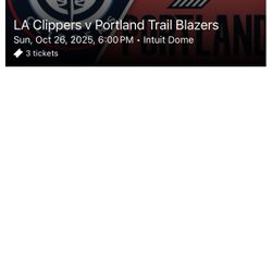 LA CLIPPERS VS. PORTLAND TRAIL BLAZERS