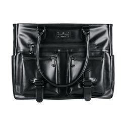 Six Pack Fitness Renee Tote Meal Prep Management 4 - Meal Removable Insulated Core (Black)