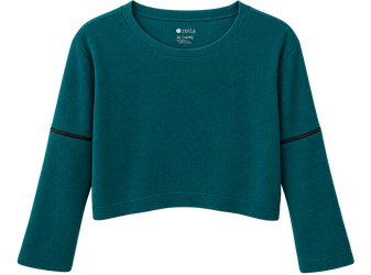 Zella Teal Cropped Top – Size XL (14/16)