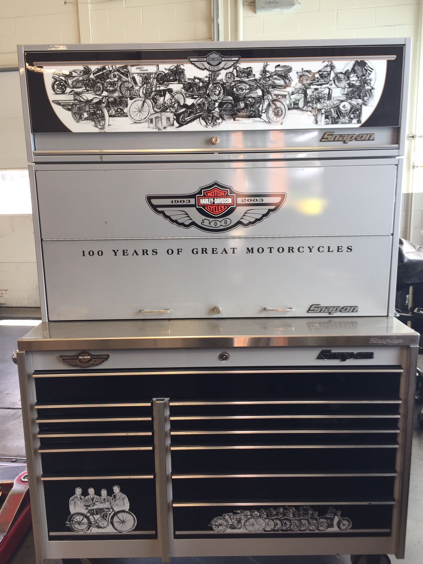 Snapon box 100th anniversary Harley Davison edition