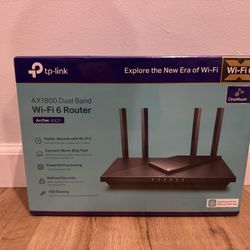 TP-Link Archer AX21 – AX1800 Wi-Fi 6 Router (Brand New, Sealed)