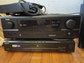 Denon Tuner , Boston Acoustics Speakers and Sony DVD Player