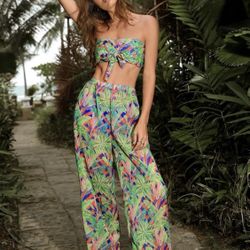 Bikini Set De Tres Piezas Para Mujer 