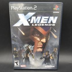 X-Men Legends (PS2 Sony PlayStation 2, 2004)  CIB Tested