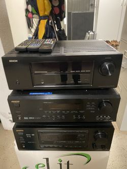 DENON & ONKYO Stereo/Audio Receivers great for Entertainment $1,000 Original