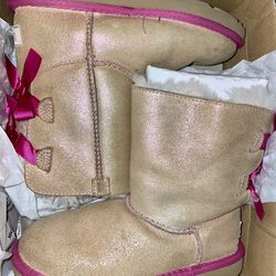 Ugg Boots Girl Size 1 Pink 