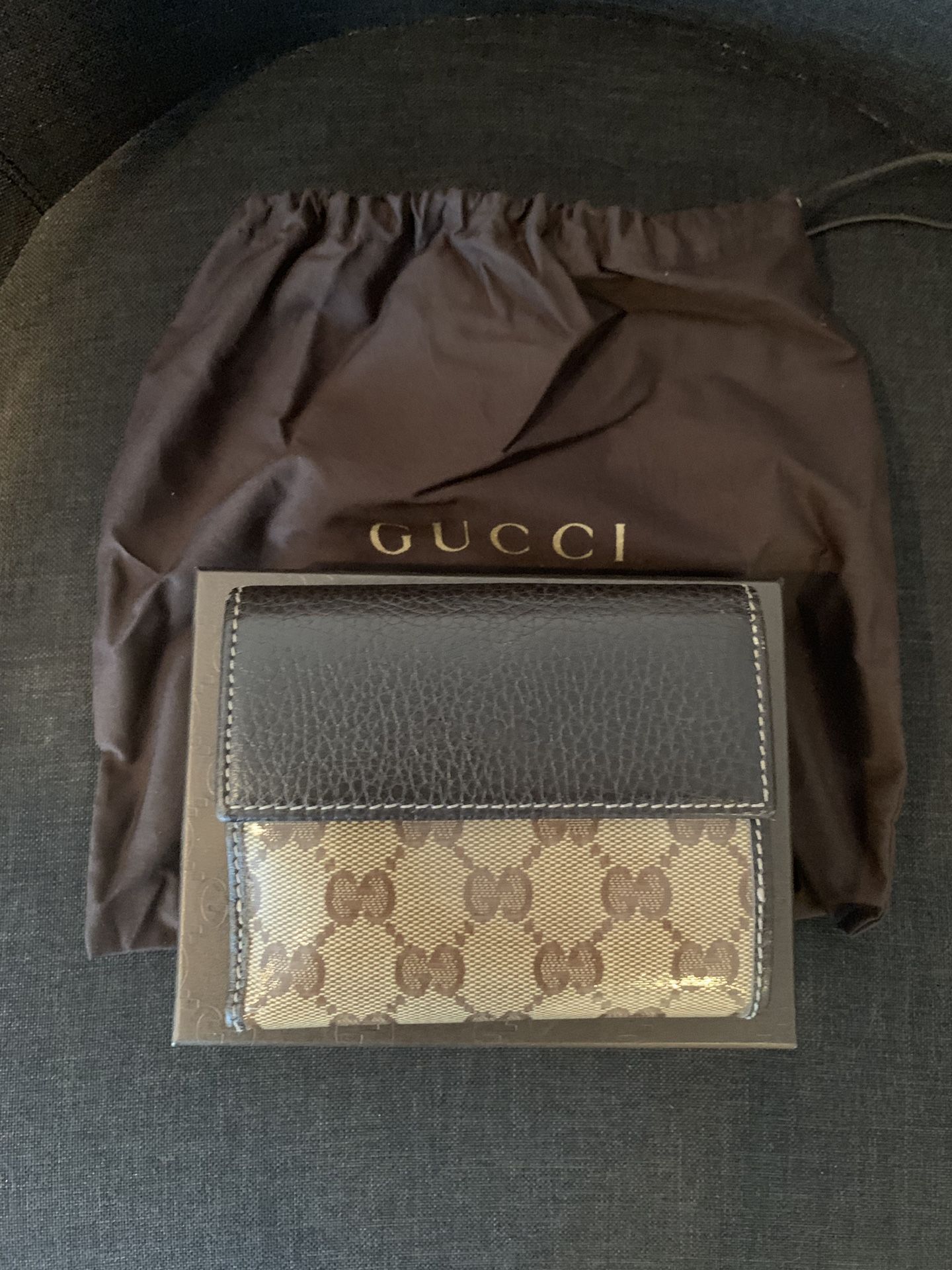 Authentic Gucci crystal wallet