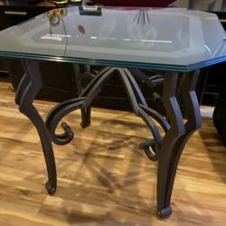 2 Glass Top Coffee Tables