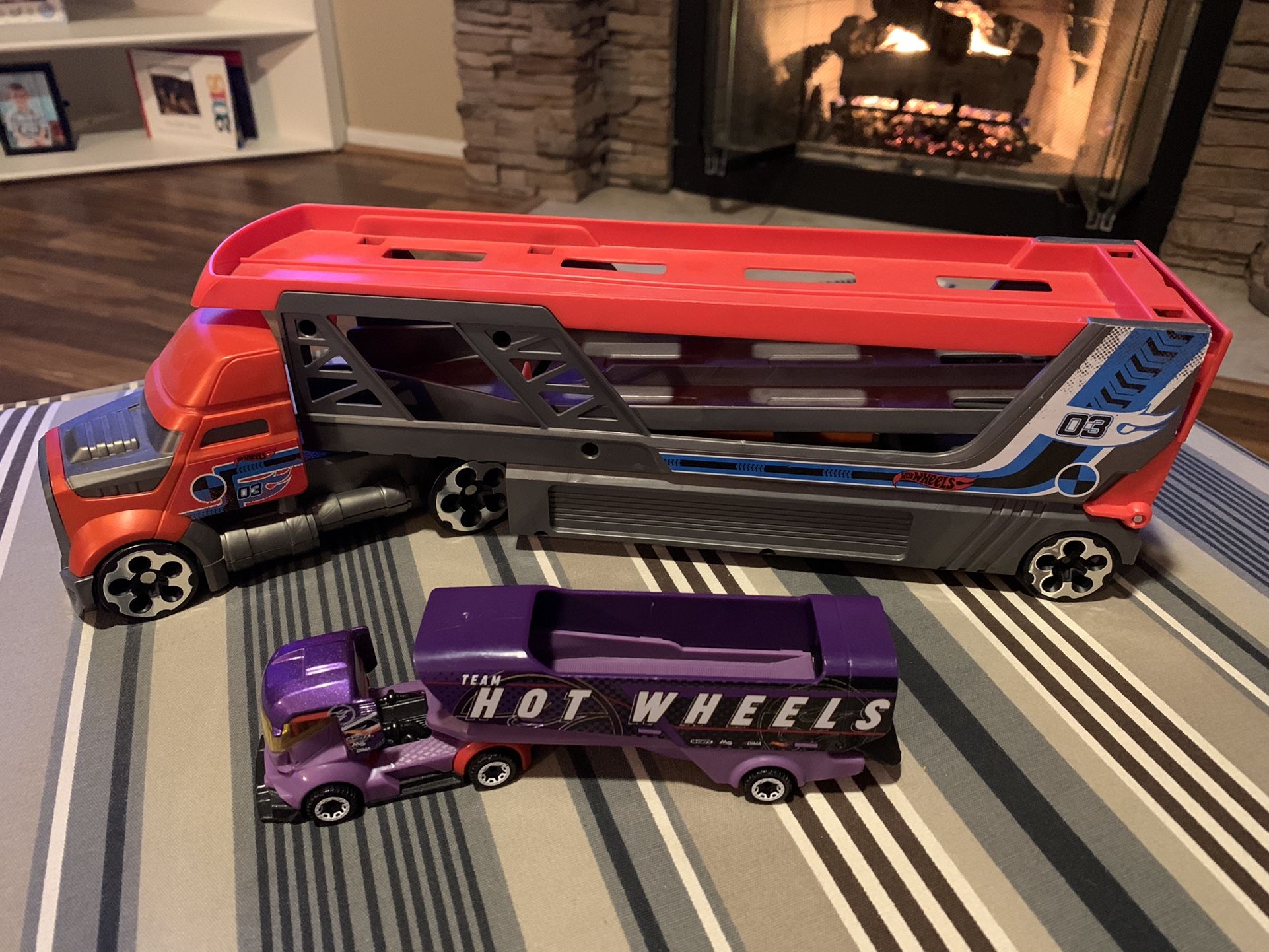  HOT WHEELS BLASTIN' RIG Vehicle : Toys & Games