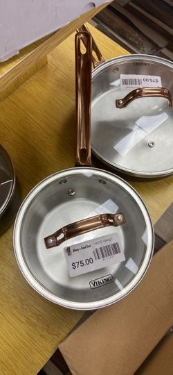 Viking Stainless Steel Saucepan with Glass Lid